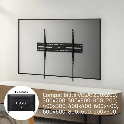 Miniatura 7 de Superior Electronics - Soporte fijo para TV de pared de 60" a 100" (extra delgado), negro con nivel incluido - SUPSTV007