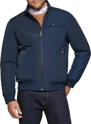 Miniatura 11 de Tommy Hilfiger Chaqueta bomber de memoria sintética de rendimiento para hombre