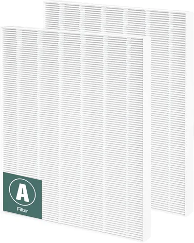 Funmit Paquete de 2 filtros de repuesto 115115 tamaño A 21 compatibles con purificador de aire Winix PlasmaWave C535 5300 5300-2 5500 5500-2 6300