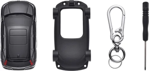Miniatura 5 de para Funda de Llavero Honda - Estuche de llavero compatible con Honda Accord Civic CRV Pilot Odyssey Passport Llave Remota Inteligente - Negro