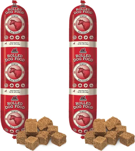 Miniatura 13 de Redbarn Pet Products Alimento para perros enrollado de alta calidad, receta de carne de res, semihúmeda, alimentación completa con alto contenido