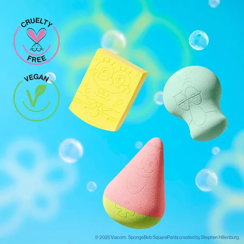 Miniatura 12 de wet n wild - Esponja de maquillaje Scooby-Doo con brillo en la oscuridad, forma de lágrima para una cobertura completa y sin crueldad, vegana