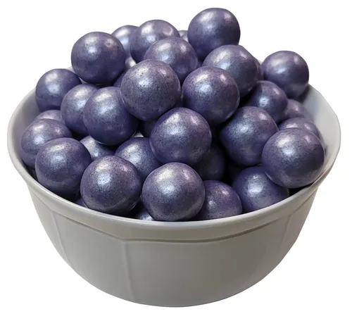 Miniatura 7 de Bolso a granel púrpura claro de las bolas de goma de la perla 1 pulgadas-2 libras para las duchas del bebé y los partidos de la revelación del género