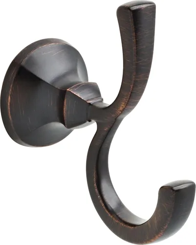 DELTA FAUCET Rubber Limited 76435-RB Ashlyn - Accesorio de baño con gancho doble para toallas en bronce veneciano