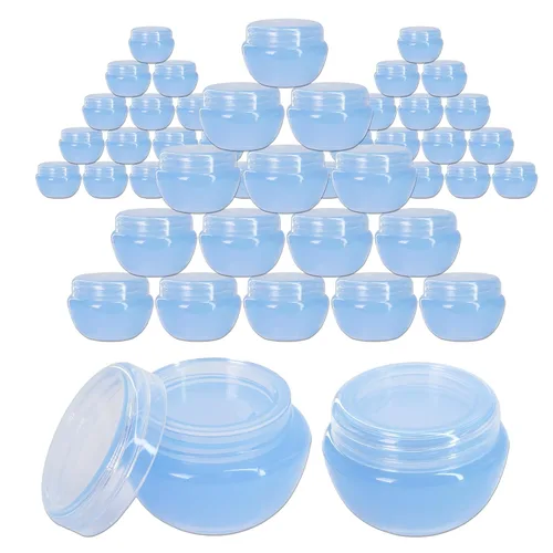 Miniatura 8 de Beauticom - Frascos (0.35 oz / 0.3 fl oz) esmerilados con revestimiento interior para guardar exfoliantes, aceites, ungüentos, cremas, lociones
