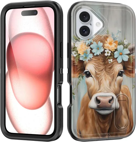 Miniatura 154 de Funda para iPhone Air con soporte integrado, a prueba de golpes, polvo y caídas, 3 capas, grado militar, funda protectora para iPhone Air de 6.5
