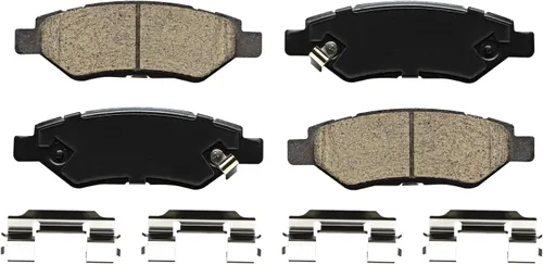 Miniatura 7 de Detroit Axle - Pastillas de freno de cerámica delanteras Reemplazo de pinza de freno derecha para Dodge Ram 1500 Dakota, Ram 1500 Classic - Juego