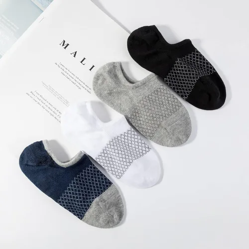 Miniatura 6 de IDEGG - Calcetines invisibles para hombre de corte bajo, calcetines cortos de tobillo para hombres, calcetines deportivos casuales con agarre