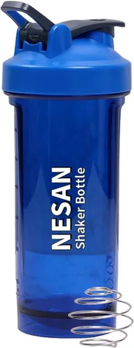 Miniatura 3 de NESAN Bottle Classic - Botella mezcladora perfecta para batidos de proteínas y antes del entrenamiento (32, gris claro)