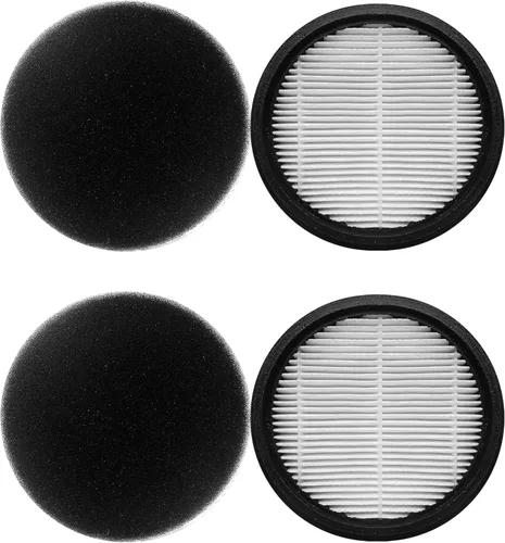 Paquete de 2 filtros de repuesto para aspiradora compatibles con aspiradora inalámbrica SMOTURE VAC01/VAC02/VC70 y filtro de aspiradora ozeeco EC01