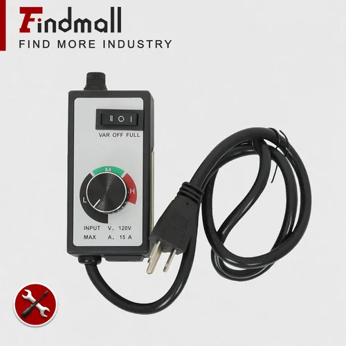 Miniatura 2 de findmall Reemplazo para ventilador de router Controlador de velocidad variable Motor eléctrico Reóstato AC 120V