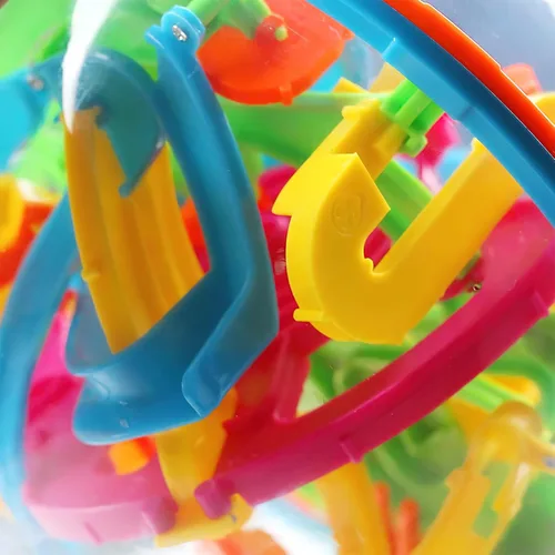 Miniatura 3 de 3 Otters Bola de laberinto 3D, rompecabezas para niños, juguete educativo para regalos, premio en el aula