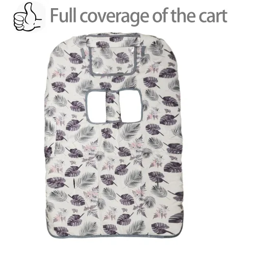 Miniatura 4 de RHYDEER Funda para carrito de compras para bebé, funda para silla alta 2 en 1, enrolla y listo, ajuste universal