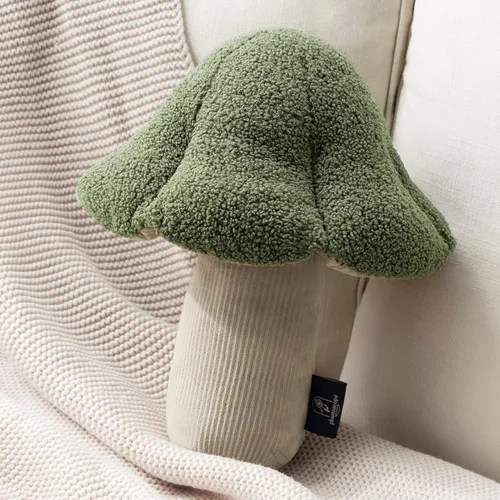 Miniatura 7 de Phantoscope Almohada Decorativa en Forma de Hongo, Almohadas Decorativas de Vellón Teddy Suave en Forma de Hongo, Lindo Cojín en Forma 3D para Sofá