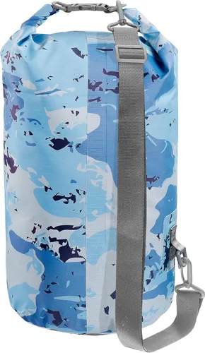 Miniatura 5 de Skog Å Kust DrySak - Bolsa impermeable con tapa enrollable para viajes y al aire libre - tamaños de 5, 10 y 20 litros Camuflado azul