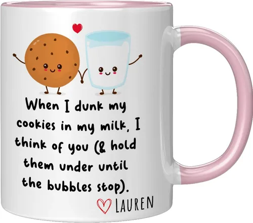 Miniatura 9 de When I Dunk My Cookies In My Milk I Think Of You - Novelty Coffee Mug White and Many Cute Colors - Funny Gift for Birthday Christmas Thanksgiving