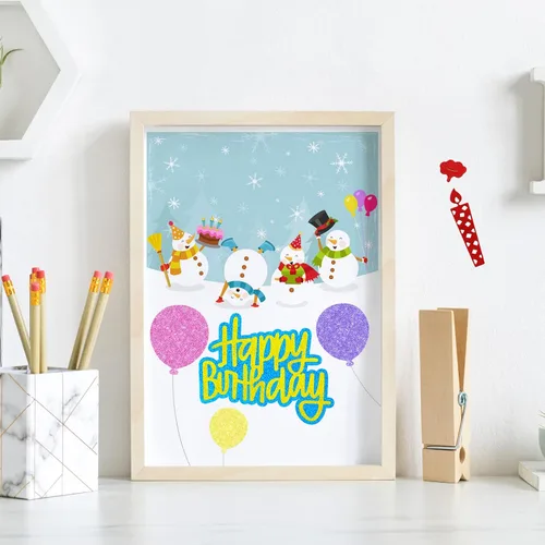 Miniatura 3 de Paquete de 2 plantillas de troqueles de corte de metal para cumpleaños, manualidades, manualidades, álbumes de recortes, troqueles de troqueles
