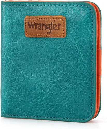 Miniatura 13 de Montana West X Wrangler - Cartera delgada delgada para mujer, organizador de dinero, mini cartera de bolsillo delgada con forro RFID y un monedero