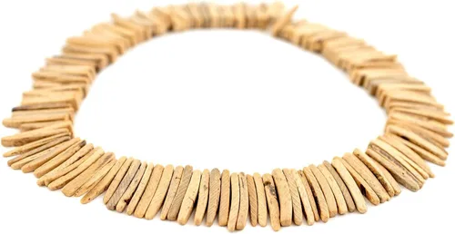 Miniatura 3 de TheBeadChest - Cuentas de coco natural crema (0.157 x 1.024 in)