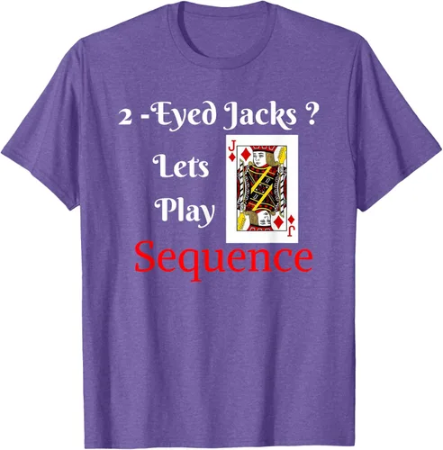 Miniatura 9 de Camiseta divertida con texto en inglés "I Have 2-Eyed Jacks Lets Play A Card Board Game