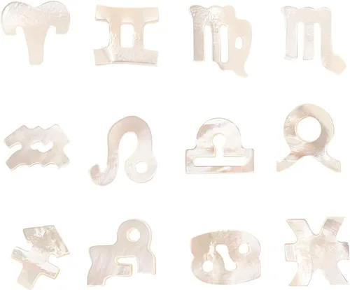 Miniatura 13 de LiQunSweet 10 cuentas de gato de concha natural, cuentas sueltas de cabeza de animal para collares, pulseras, aretes, fabricación de joyas, 0.394 x