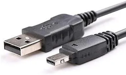 Miniatura 3 de MaxLLTo Cable de carga USB 2.0 de 4 pies de longitud, cable de datos USB para cámara digital Casio Exilim EX-TR100 we EX-ZR400