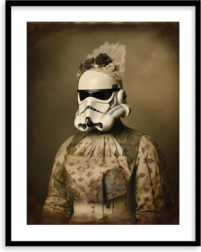 Miniatura 31 de Láminas de Arte de Retratos Victorianos de Star Wars - Impresión de Arte Fino Giclée Premium - Decoración de Pared Steampunk Estética, Póster Darth