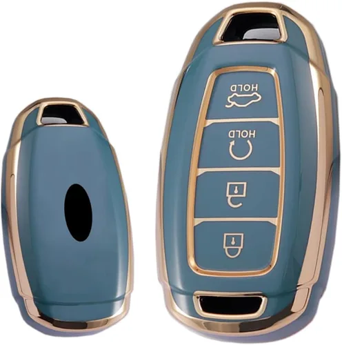 Miniatura 8 de ontto Funda protectora inteligente para llave de coche de 4 botones para Hyundai