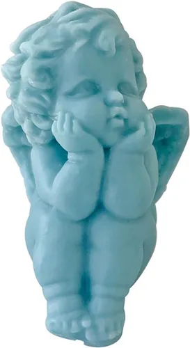 Miniatura 6 de Molde de vela de ángel de silicona, Molde de forma de ángel lindo, Molde de vela de ángel 3D, Molde para hacer velas, Molde de aromaterapia, Molde