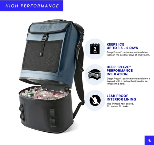 Miniatura 3 de Titan by Arctic Zone Deep Freeze Welded Backpack Cooler