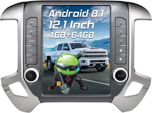 LINKSWELL - Estéreo de coche de 12.1 pulgadas para Silverado y Sierra 2014 a 2019 estilo T Android Radio reemplazo unidad principal reproductor