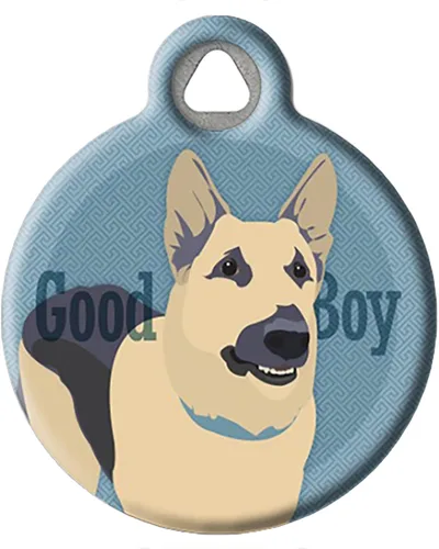 Miniatura 16 de Good Boy Airedale - Etiqueta de identificación personalizada para mascotas para perros y gatos, tamaño grande
