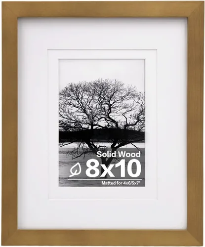 Miniatura 99 de Egofine - Portarretratos de 4 x 6 pulgadas, de madera maciza con plexiglás, para fotos de 3.5 x 5 con paspartú o de 4 x 6 sin paspartú, para colocar