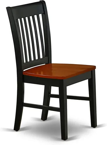 Miniatura 13 de East West Furniture ANNO3-BCH-W Juego de mesa y sillas de cocina de 3 piezas contiene una mesa de comedor redonda con pedestal y 2 sillas de asiento