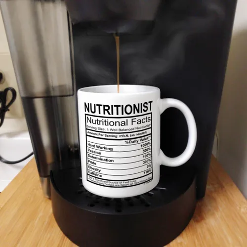 Miniatura 5 de ThisWear Regalos nutricionistas registrados para mujeres, información nutricionista, ideas de regalos de graduación, taza de café de cerámica de 11
