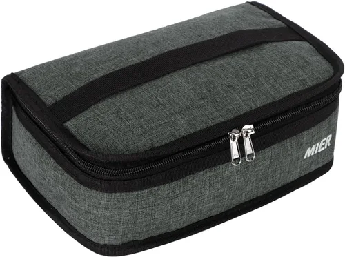 Miniatura 17 de MIER Lonchera pequeña para niños y adultos, compacta con aislamiento, mini hielera térmica portátil para viajes de trabajo, escuela, color azul Azul