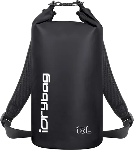IDRYBAG Bolsa seca para kayak impermeable 2L/5L/10L/15L/20L, pequeña bolsa impermeable para navegación