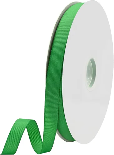 Miniatura 24 de Cinta blanca de grogrén de 1-1/2 pulgadas x 50 yardas para envolver regalos, muy adecuada para decoración de bodas, ramos, manualidades, costura