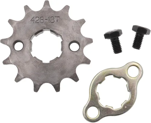 Miniatura 4 de 428 Piñón delantero Enigine con clip para motocicleta Dirt Bike (16.850-0.669 in, 10T)