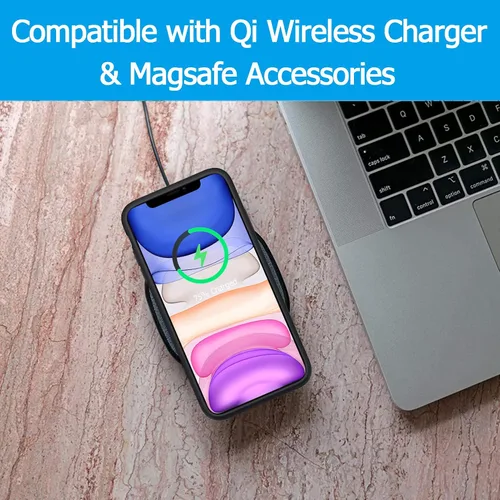 Miniatura 3 de Funda de batería para iPhone 11, funda protectora de carga portátil mejorada de 10000 mAh con carga inalámbrica compatible con iPhone 11