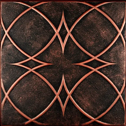 Miniatura 22 de À LA MAISON CEILINGS R82 - Azulejos de techo de espuma con pegamento de círculos y estrellas (21.6 pies cuadrados/caja), paquete de 8, color dorado