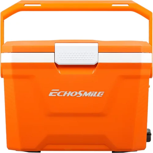 Miniatura 9 de EchoSmile Enfriador portátil aislado de 20L/21qt, enfriador duro para exteriores, caja de hielo para camping, bebidas, playa, pesca y navegación