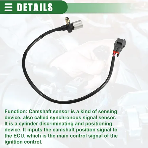 Miniatura 7 de Motoforti Sensor de posición del cigüeñal del motor, sensor de posición del cigüeñal, para Toyota Supra 3.0L 1993-1998, ABS, 90919-05006, negro