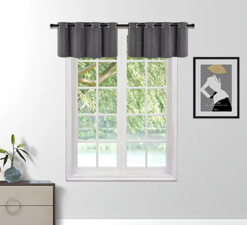 Miniatura 90 de PI Cortinas opacas para dormitorio, tratamiento de ventana con aislamiento térmico de anillo superior, cortinas oscurecedoras de habitación