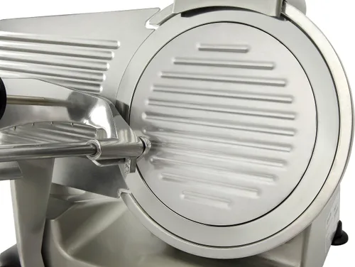 Miniatura 3 de BESWOOD Rebanadora eléctrica premium de 10 pulgadas para queso o fiambre con hoja de acero al carbono cromado para uso comercial y del hogar, usa