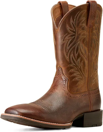 Miniatura 3 de Ariat Botas vaqueras deportivas con punta cuadrada ancha para hombre