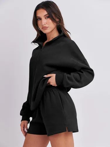 Miniatura 8 de ANRABESS Conjunto de dos piezas para mujer, conjunto de manga larga para gimnasio, ropa de moda de otoño 2024