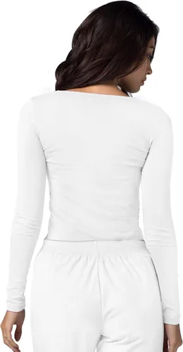Miniatura 3 de Adar Uniforms - Juego de 3 camisetas de mujer manga larga para utilizar debajo del uniforme