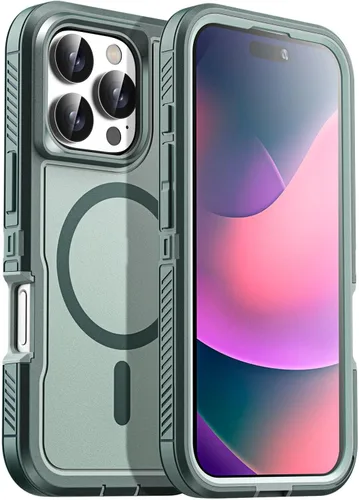 Miniatura 14 de AICase Funda para iPhone 13/14/16e [Compatible con Magsafe], Protección contra caídas de alta resistencia, Defensa multicapa, Grado militar