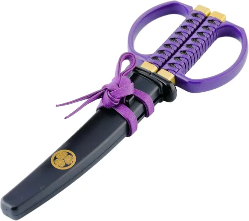 Wablade Katana - Tijeras de escritorio de 7.29 pulgadas para papel y sobres, corte controlado suave, soporte y funda incluidos, herramienta de